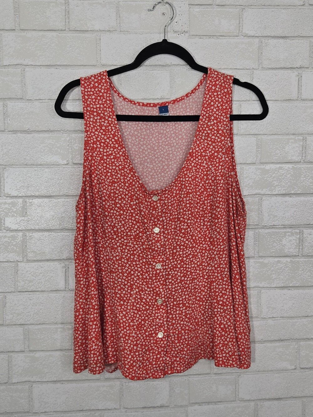 Old Navy button down floral tank